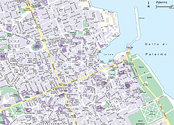 Map of Palermo | Sicily Map of Palermo | Sicily