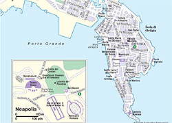 Map of Siracusa | Sicily Map of Siracusa | Sicily