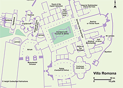 Map of Villa Romana del Casale | Think Sicily Map of Villa Romana del Casale | Sicily