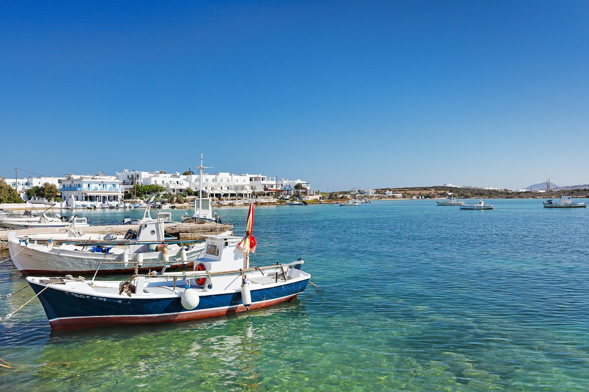 Areas of The Cyclades Islands