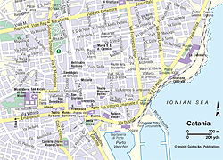 Map Catania | Think Sicily Map Catania | Think Sicily