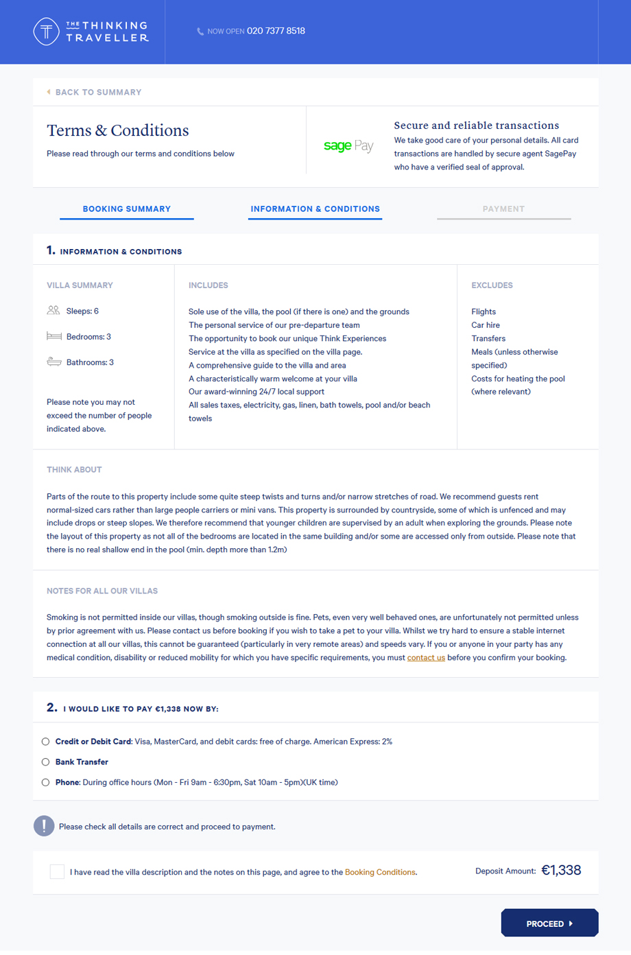 Terms and conditions