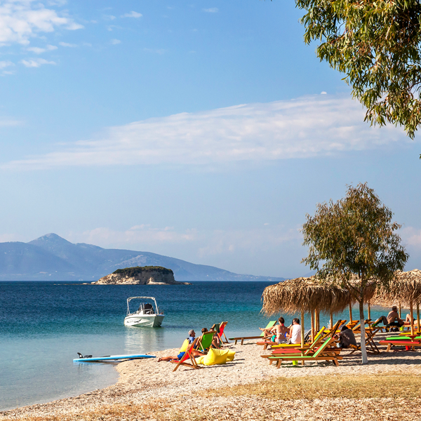 Fanari beach, Meganissi