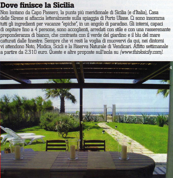 Casa delle Sirene, villa in Sicily, in GIOIA magazine | Think Sicily Casa delle Sirene, villa in Sicily, in GIOIA magazine | Think Sicily