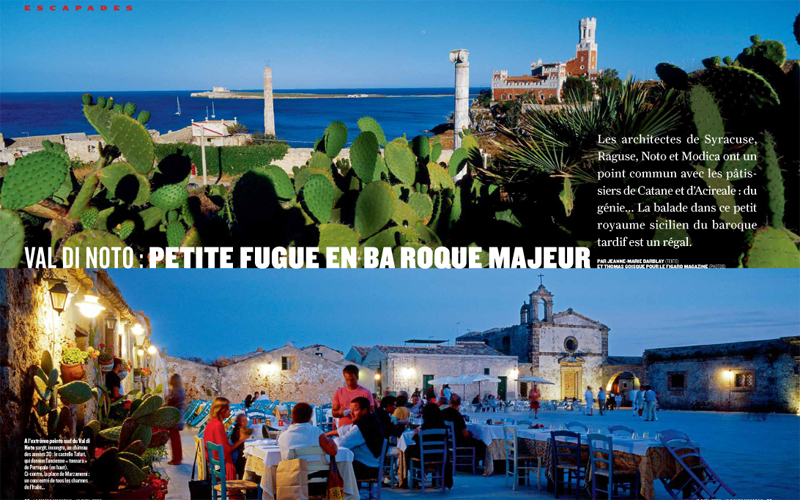 Figaro Magazine and Think Sicily - Val di Noto Figaro Magazine and Think Sicily - Val di Noto