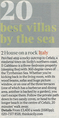 Il Gabbiano in The Times, 12th June 2010 | Think Sicily Il Gabbiano in The Times, 12th June 2010 | Think Sicily