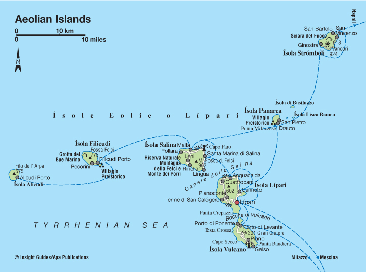 Map Of Islands Around Sicily