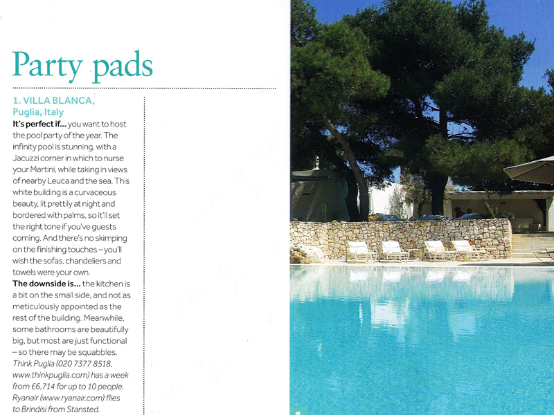 Villa Blanca in The Sunday Times Travel Magazine, Villa Blanca in The Sunday Times Travel Magazine,