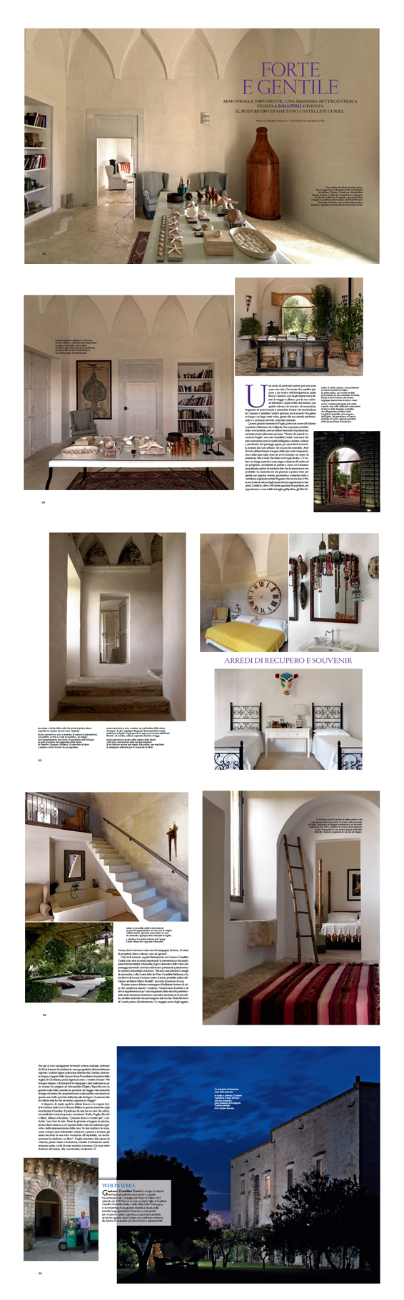 Villa Elia featured in the July 2011 edition of Architectural Digest | Think Puglia Villa Elia featured in the July 2011 edition of Architectural Digest | Think Puglia