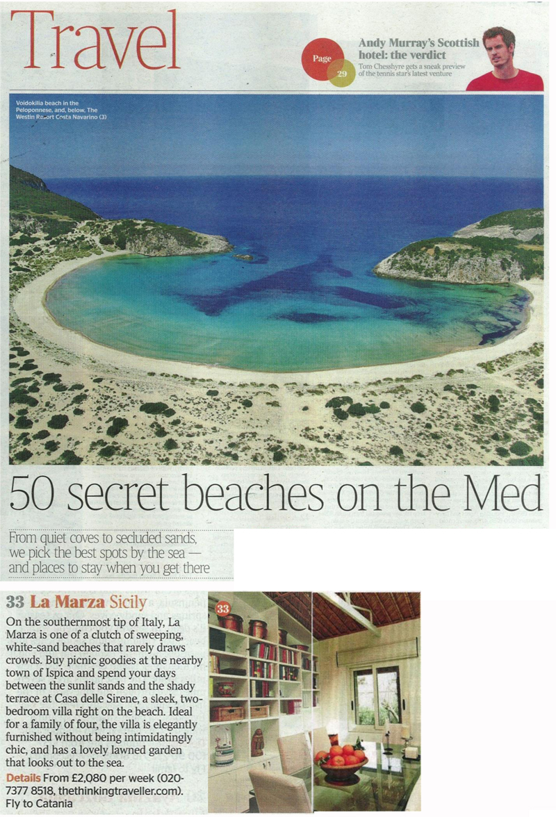 times travel casa delle sirene article